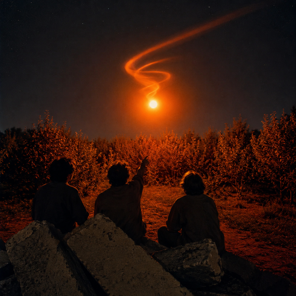 AI-generated illustration of orb / sphere UFO sighting in Northville, Michigan