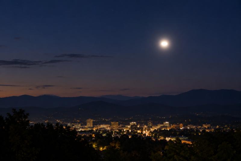 UFO sighting in Asheville, North Carolina